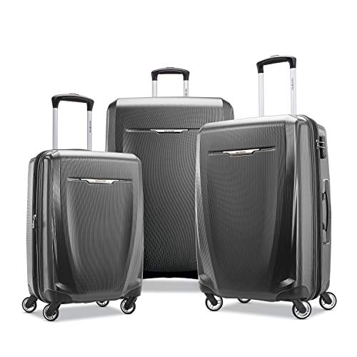 Samsonite Winfield 3 DLX Hardside Expandable Luggage, Silver, Carry-On 20-Inch F64293