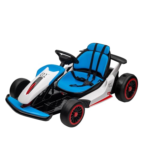 24V Electric Go Kart Drifting Ride On Car for Kids 6-12 Years Old T574114