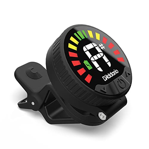 D'Addario Nexxus 360 Rechargeable Clip-On Guitar Tuner F8432