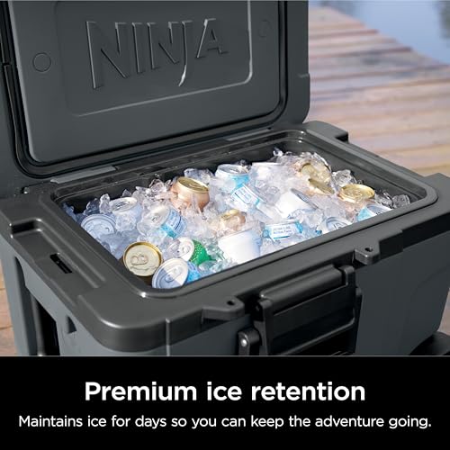 Ninja FrostVault 45QT Cooler with Wheels, Lakeshore Blue M1144