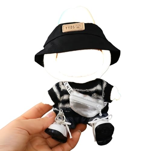 17cm Doll Clothes Set, 5 Pieces Casual Outfit for 6.7in Dolls G33820