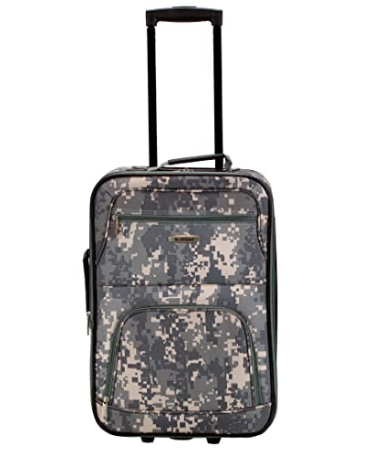 Rockland Journey Softside Upright Luggage Set, Expandable, 4-Piece K56322