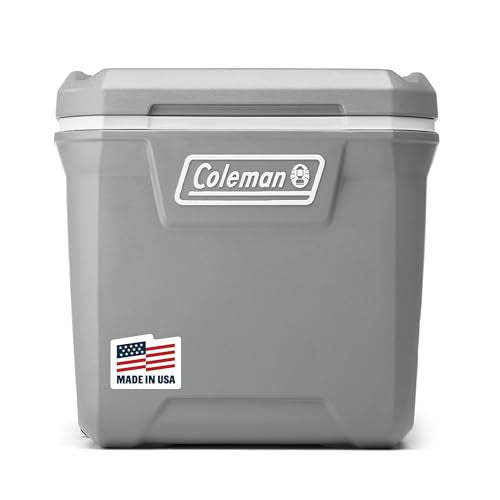 Coleman Classic Series Insulated Rolling Cooler, 65-Quart, Leak-Resistant F832