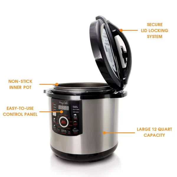 Megachef 12-Quart Digital Pressure Cooker J632954