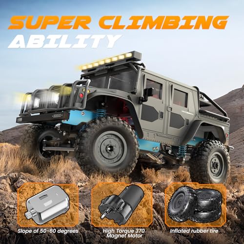 1/16 Scale 4WD RC Monster Truck, 36 KPH High-Speed, 2.4 GHz Remote Control E9489