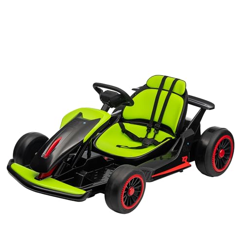 24V Electric Go Kart Drifting Ride On Car for Kids 6-12 Years Old T574114