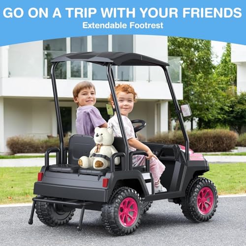 R9 24V Kids Golf Cart 4 Seats 4WD Electric Car with Remote Control L1939