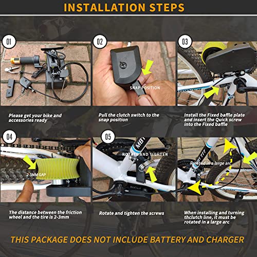 BAIZIFU DIY Electric Bike Conversion Kit 250W Brushless Motor G194540