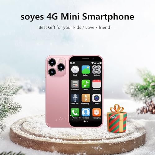 Mini Phone 4G Unlocked Small Smartphone 3.0" Touch Screen Dual SIM 2GB+16GB Black P776944