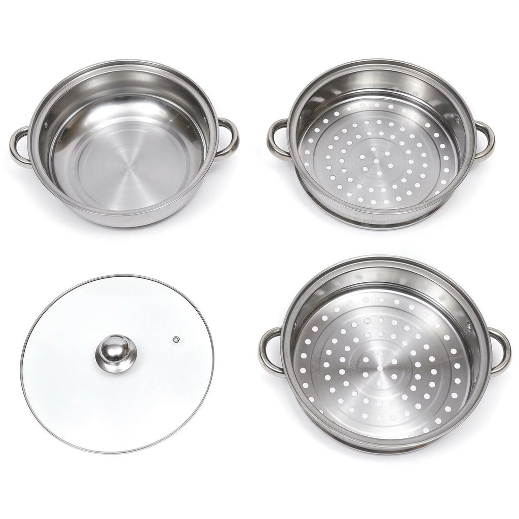 Fichiouy Chinese Steamer 3 Tier with Lid X83558
