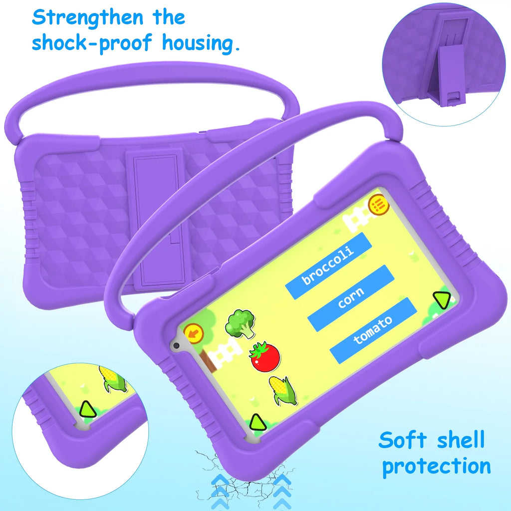 Kids Tablet 7 inch Android 11 with Parental Control, 32GB, Purple T8631