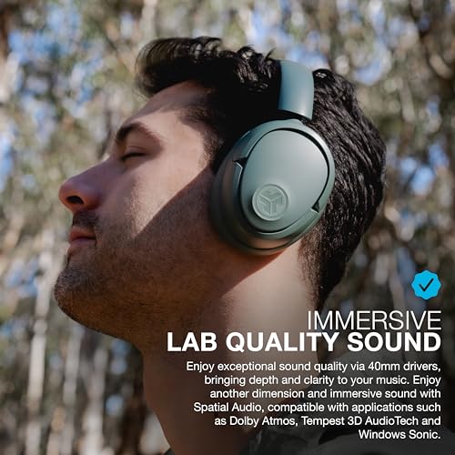 JLab JBuds Lux ANC Wireless Headphones, Sage, Over-Ear Bluetooth M35854