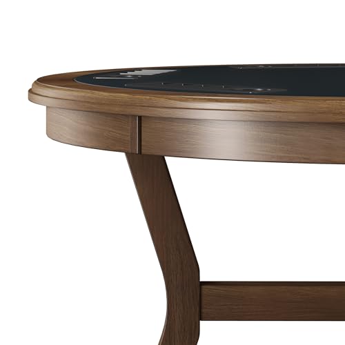 Hillsdale Furniture Cooper Convertible Wood Poker Game Table, Brown W142496