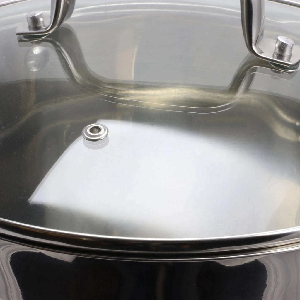 Oster Adenmore 8 Quart Stock Pot with Tempered Glass Lid T826