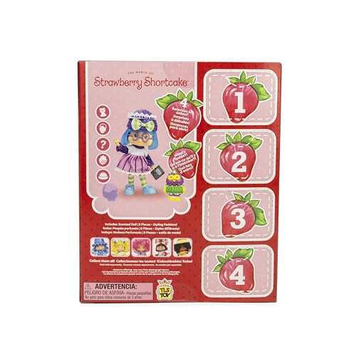Strawberry Shortcake Classic 5.5-inch Poseable Scented Fashion Doll with 4 Accessories K41828