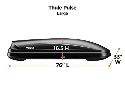 Thule 614 Pulse Cargo Box, Medium, Black P855