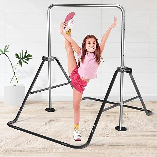 FBSPORT Gymnastics Bar for Kids, Adjustable Height, Folding W6973
