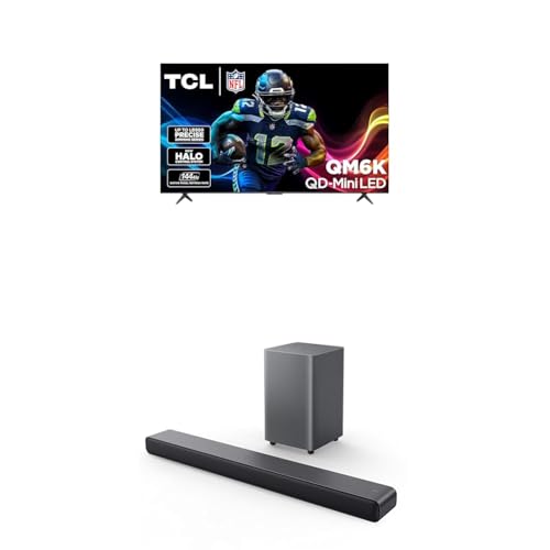 TCL 65-Inch Class QM6K Series QD-Mini LED 4K UHD Google Smart TV K982
