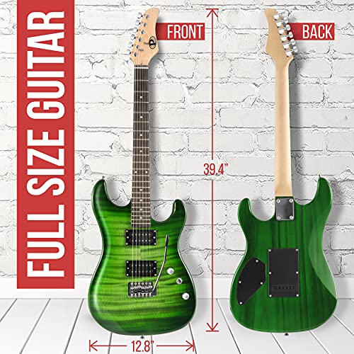 Pyle Electric Guitar Kit with Amp, 39" Blue M5028