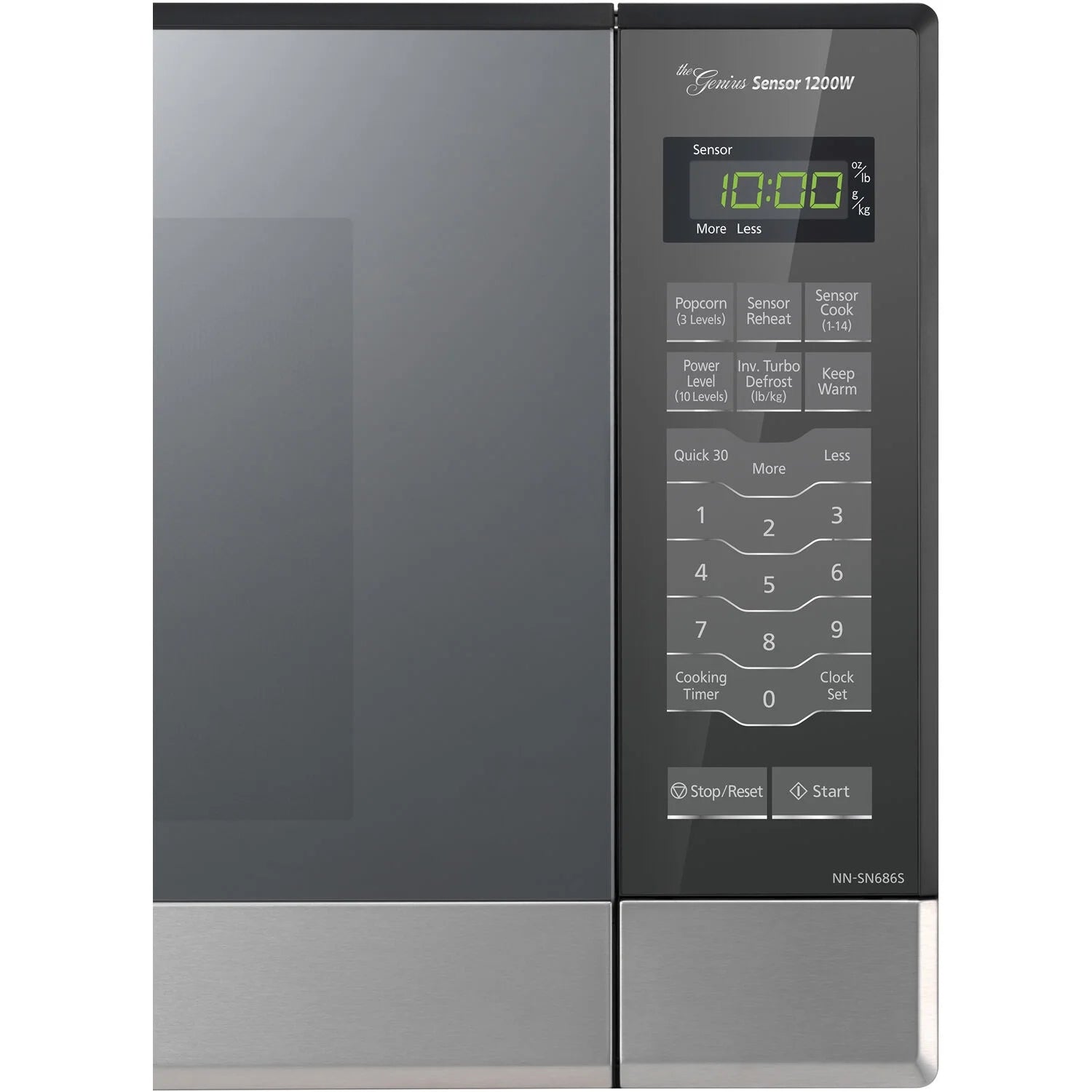 Panasonic 1.2 Cu. Ft. Countertop Microwave Oven with Inverter and Genius Sensor S4085