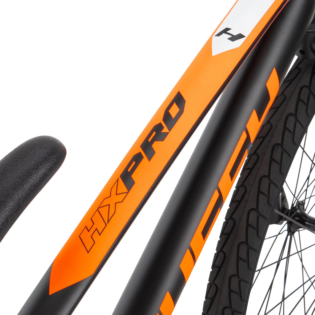 Huffy HX Pro Cruiser 24-inch Aluminum BMX Bike, Black/Orange X7485