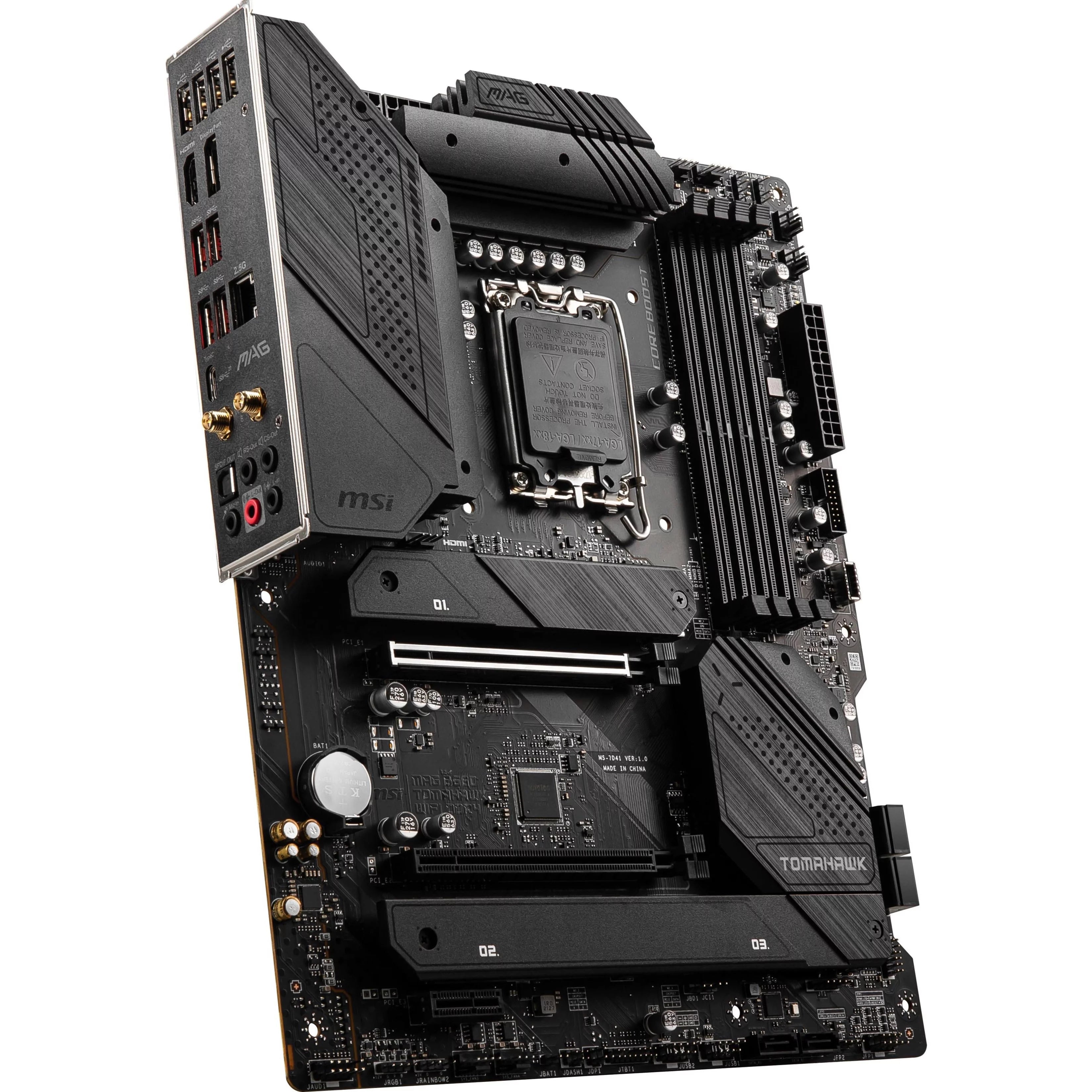 MSI MAG B660 TOMAHAWK WIFI DDR4 LGA 1700 ATX Intel Motherboard U560006