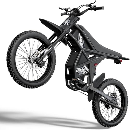 GT73 PRO Electric Dirt Bike for Adults, 60V 3000W, 85 Miles Range S333