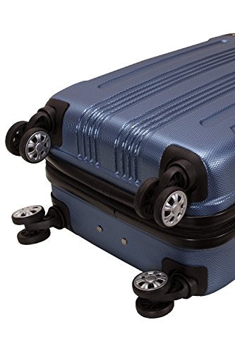 Rockland London Hardside Expandable Luggage with Spinner Wheels, Blue, Carry-On 20-Inch C925214