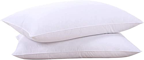 puredown® Goose Feathers and Down White Pillows King Size Set of 2 G471477