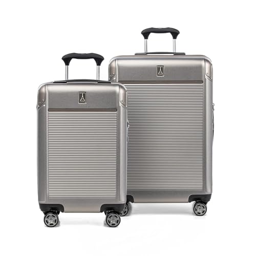 Travelpro Platinum Elite Hardside Expandable Carry-On Luggage, 8 Wheel Spinner, TSA Lock, 20-Inch X826544