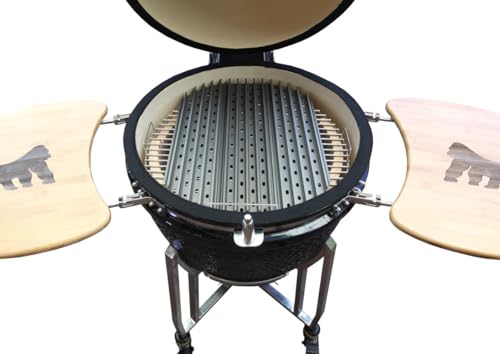 GRILLA Kong Ceramic Kamado Grill with Adjustable Vent, 600 sq in Cooking Area A38029