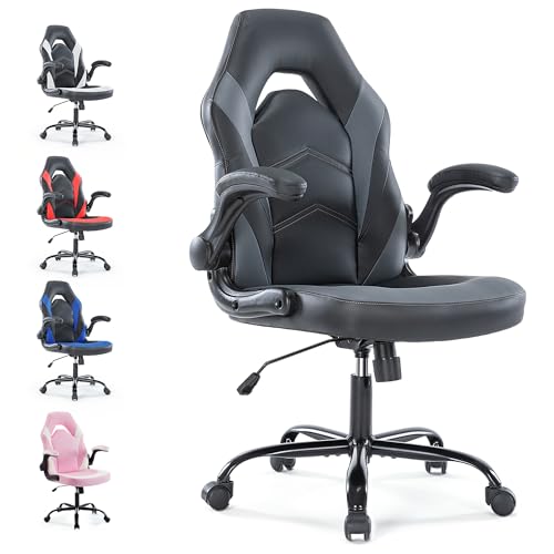 Gaming Chair with Footrest, Lumbar Support, Red/Black M9231
