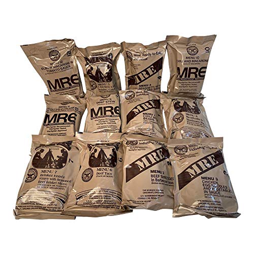 Ammo Can Man Military MREs 2024 Inspection Random Menu Complete Nutritional Meals Made in USA Y7547