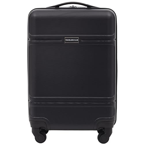 Travelers Club Skyline Spinner Luggage, Gray, 22-Inch Carry-On L8594