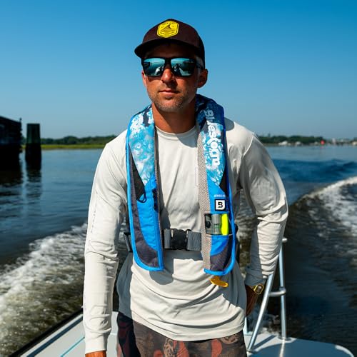 BLUESTORM Atmos 40 Inflatable PFD Life Jacket for Adults, USCG Approved T664265