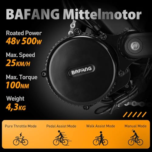 Bafang BBS-HD 48V 1000W Mid Drive Motor Conversion Kit T385