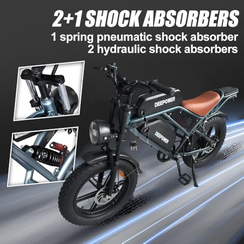 Electric Bike for Adults 1500W Peak 20" Fat Tire EBike G15512