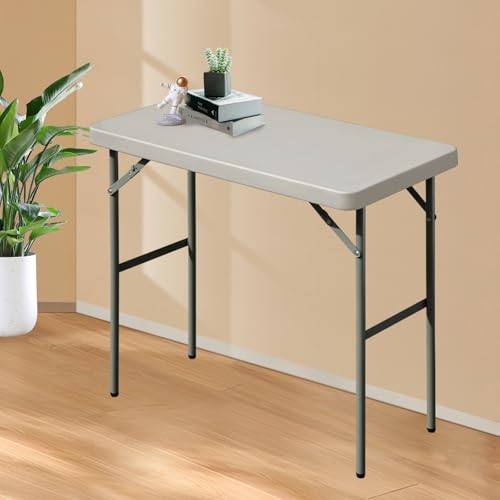 3ft Rectangular Plastic Folding Table for Indoor Outdoor Use A448