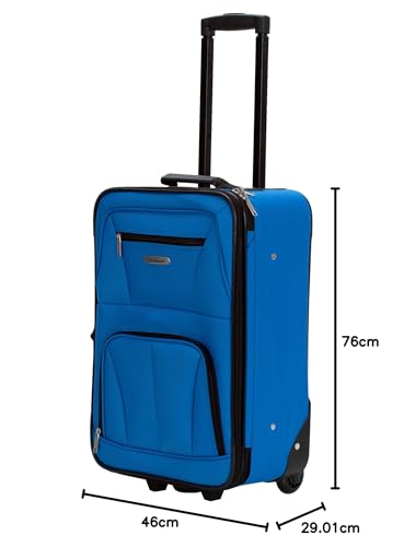 Rockland Journey Softside Upright Luggage Set, Expandable, 4-Piece K56322