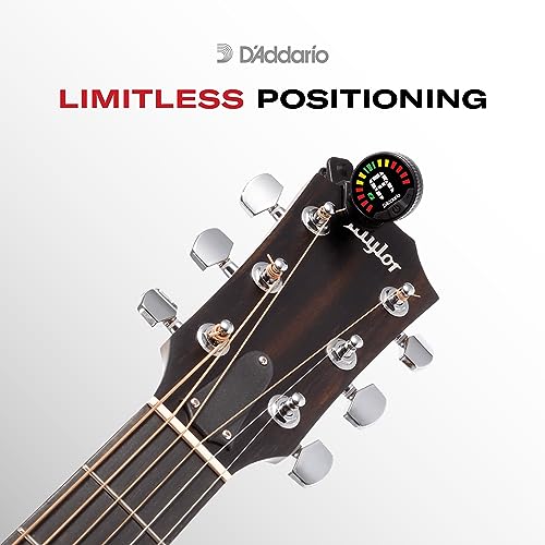 D'Addario Nexxus 360 Rechargeable Clip-On Guitar Tuner F8432