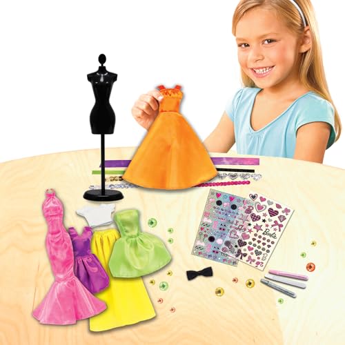 Barbie Be a Real Fashion Designer Neon Edition DIY Dress-Up Craft Kit A30293