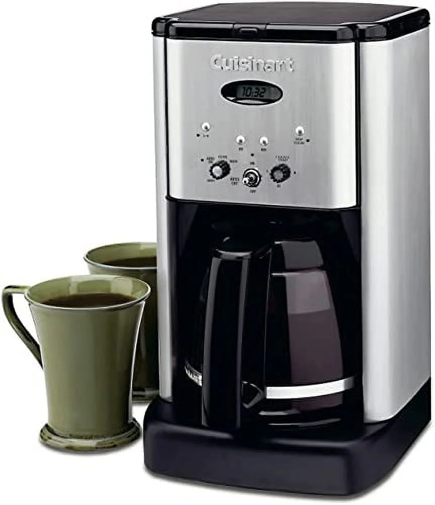 Cuisinart DCC-1200P1 Brew Central 12-Cup Programmable Coffeemaker, Brushed Chrome Y97082