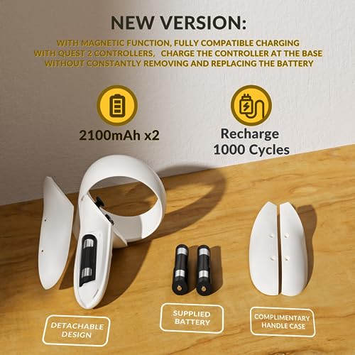 Bioherm Magnetic Charging Dock for Meta Quest 2 VR Headset & Controllers W959