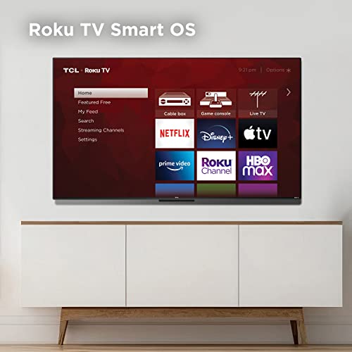 TCL 43-Inch Class S4 4K LED Smart TV with Roku TV, Dolby Vision, HDR, Dolby Atmos E913