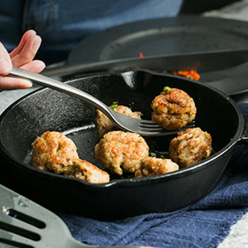 Enamel Cast Iron Mini Skillet Nonstick Frying Pan T242
