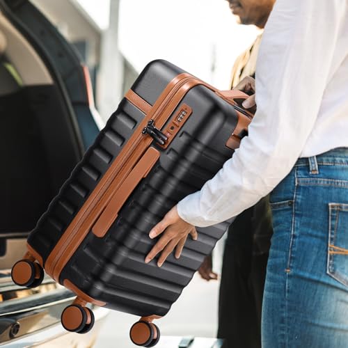 Luggage Sets 3 Piece, Carry On 20 Inch Hardside Suitcase with Spinner Wheels and TSA Lock J67858