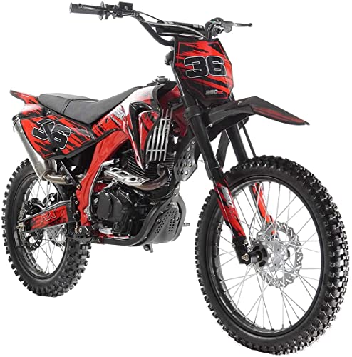 HHH Apollo AGB36 250cc Dirtbike Adult Pit Bike Gas Manual Clutch 5 Speed I461