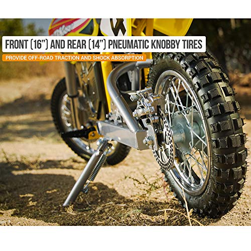 Razor MX650 Dirt Rocket Electric Motocross Off-road Bike Yellow B11856