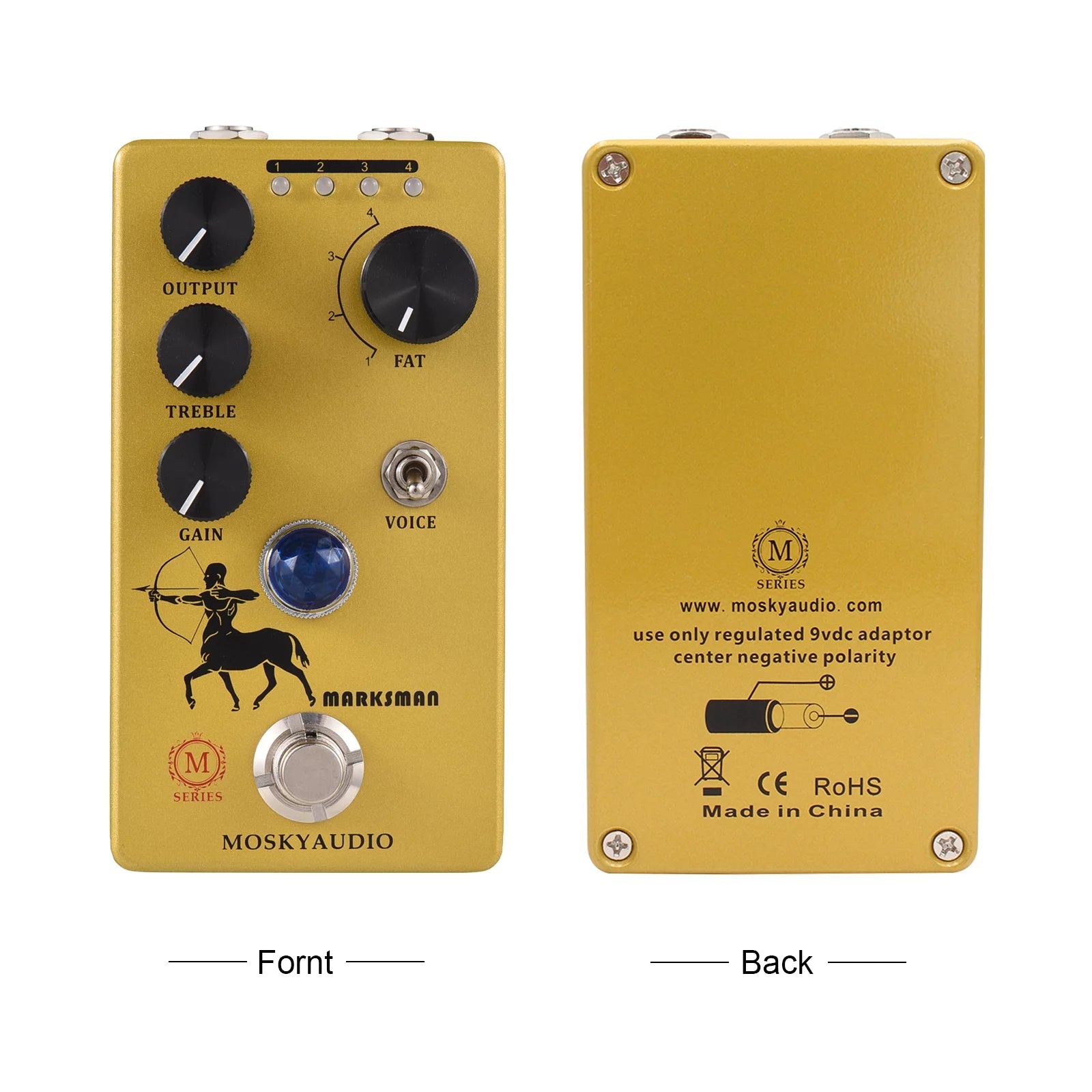 MOSKYAudio Overdrive Preamp Booster Pedal for Electric Guitar W52669