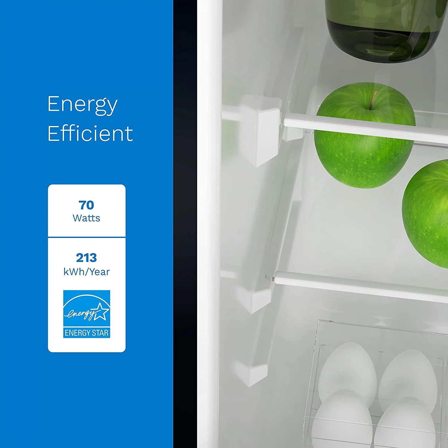 hOmeLabs Mini Fridge 2.4 Cu Ft Under Counter Refrigerator with Freezer P952